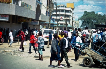 Stadtzentrum von Nairobi, Kenia